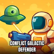 Conflict Galactic Defender - Boss Battles game